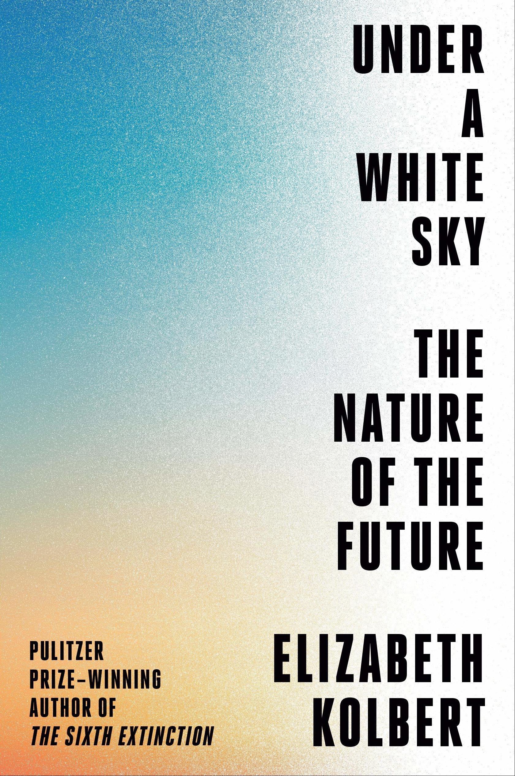 Book cover of Under a White Sky - The Nature of the Future